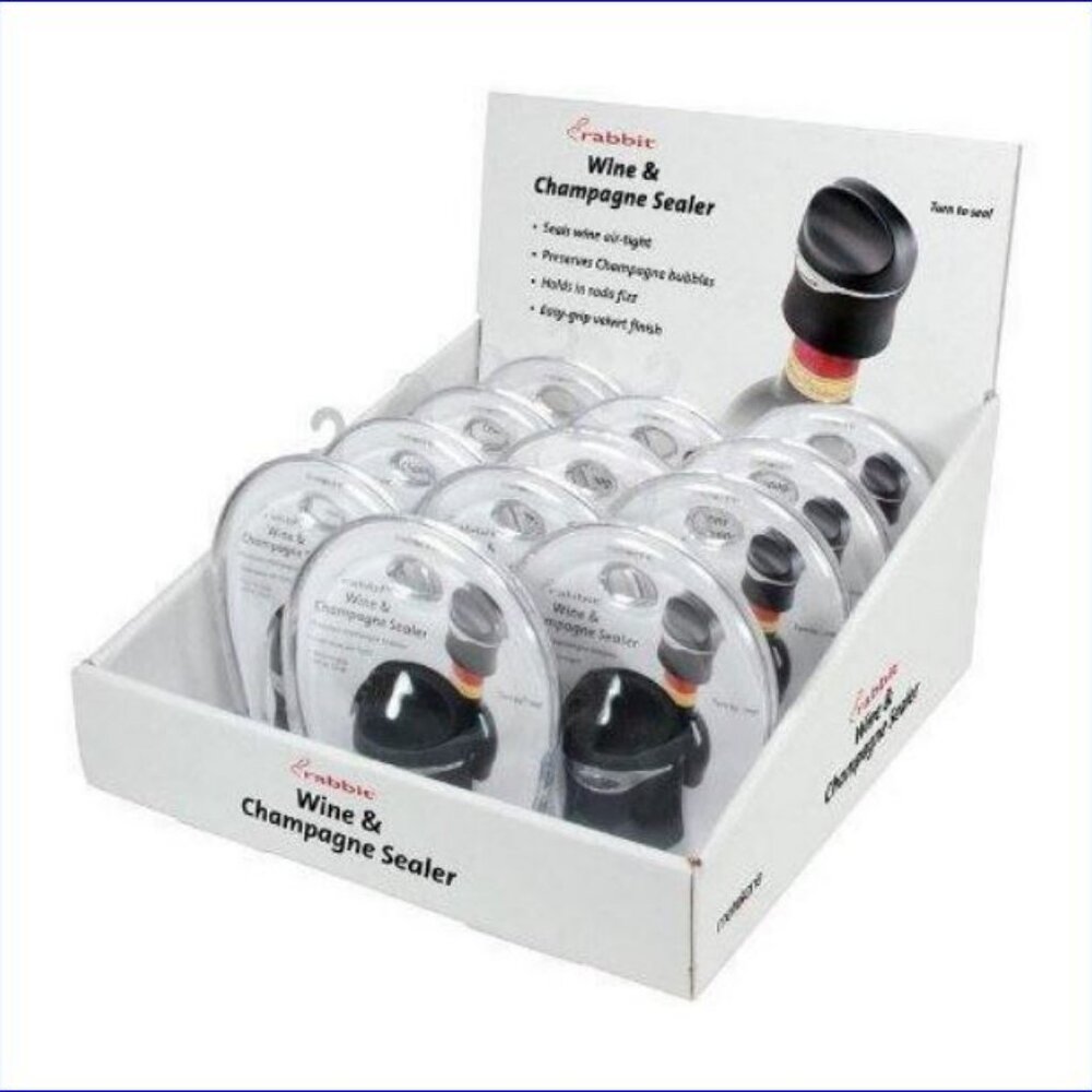RABBIT by Metrokane Wine/Champagne Sealer - NWT/Sealed - Various Colors - Picture 15 of 15